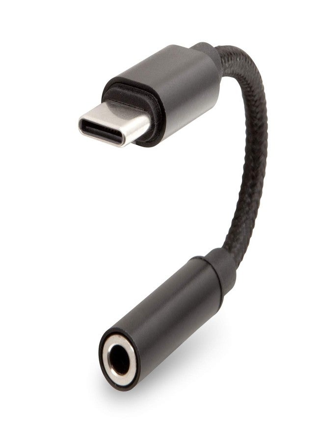Realm USB C to 3.5mm Headphone Jack Adapter - Black (RLMA9BK) - Image 1