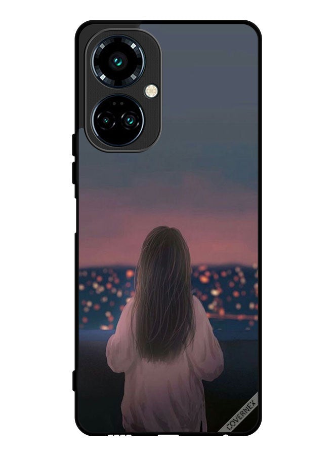 Covernex Protective Case Cover For Tecno Camon 19 Pro Standing Girl - Image 1