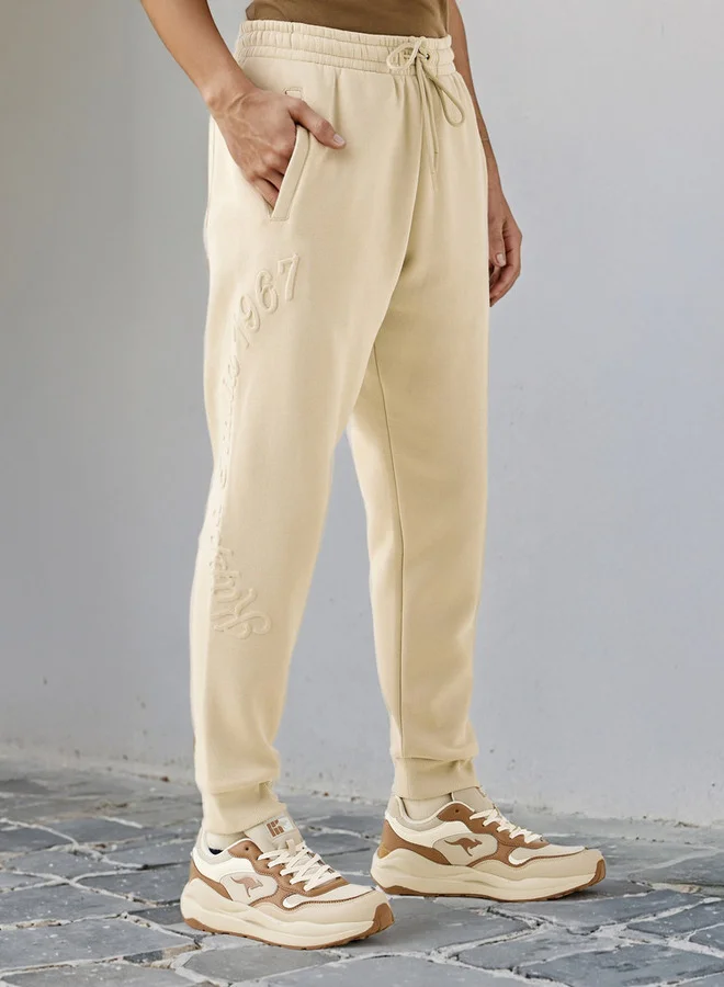 Kappa Kappa Embossed Accent Joggers