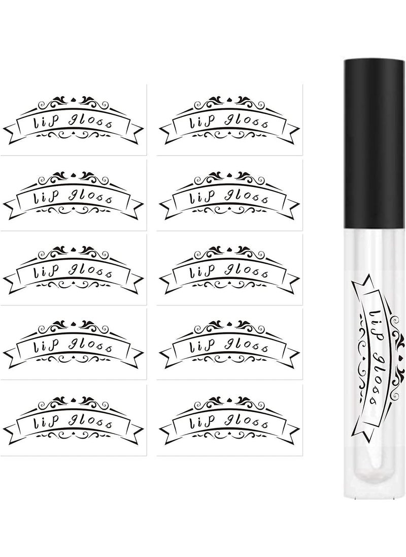 Besttile - Lip Gloss Tube Stickers2x1 Inch Clear Roller Bottles StickersWaterproof Label for Personalized DIY Lip Gloss Bottle200 Pcs Per Pack - Image 1