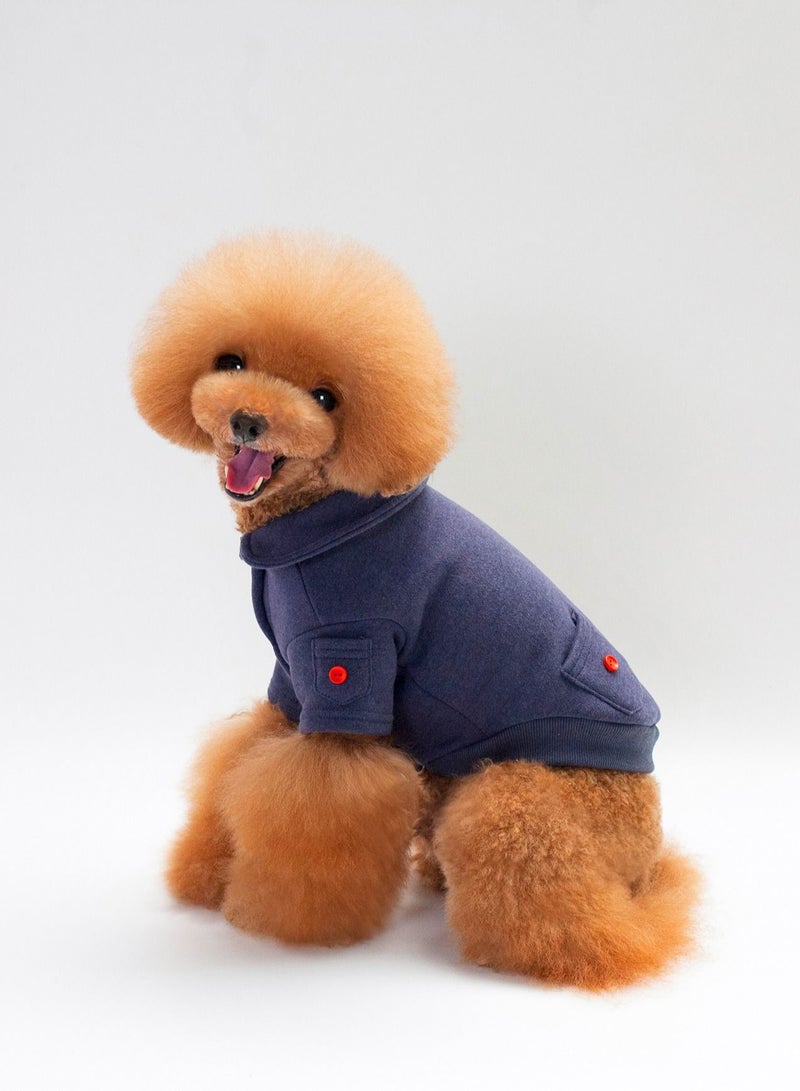 Loquat Casual dog T-shirt Blue - Image 2