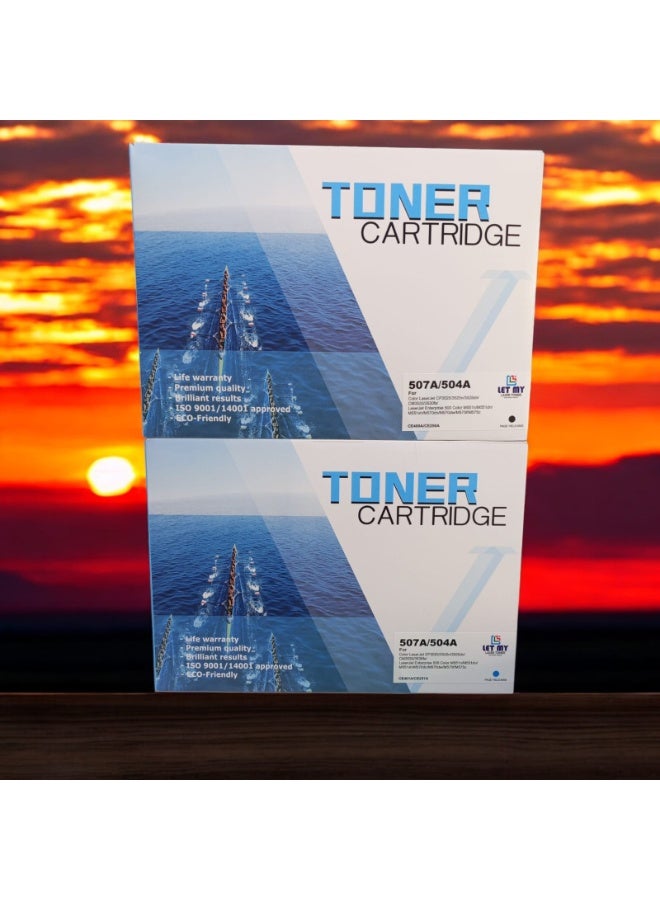 LET MY 507A (FULL SET) CE400A CE401A CE402A CE403A Universal 504A CE250A CE251A CE252A CE253A Compatible Toner Cartridge For HP 500M551n 525f525dn 570 575f CM3530MFP CM3530fsMFP CP3525 CP3525n CP3525dn CP3525x - Image 2