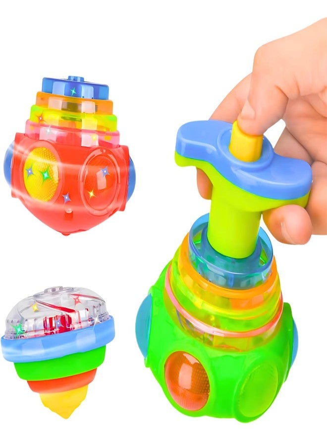 Aywal Toys Spinning Gyro Magic Lattoo with Music and Lights | Spinning Top Toy for Kids Boy | Colourful Spinner Fidget Sound Tops Best Birthday Gift for Baby - Image 1