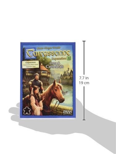 Z-Man Games Carcassonne Inns & Cathedrals Expansion - Tile-Laying Medieval Board Game, Ages 7+, 2-6 Players, 45 Min Playtime by Z-Man Games  - Image 3