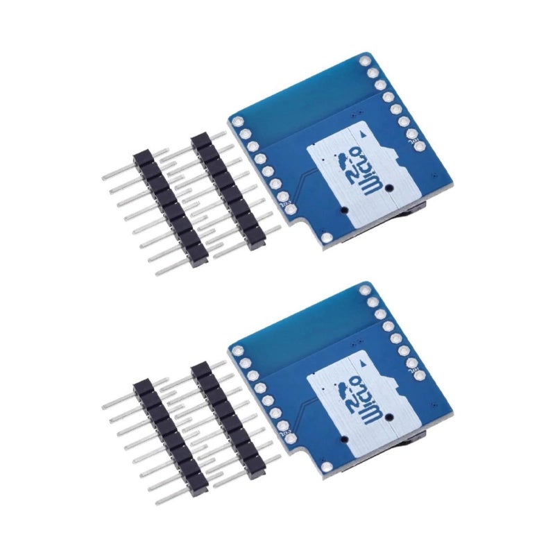 درع بطاقة MicroSD مع وحدة استشعار قارئ الذاكرة لـ WeMos D1 Mini - Image 2