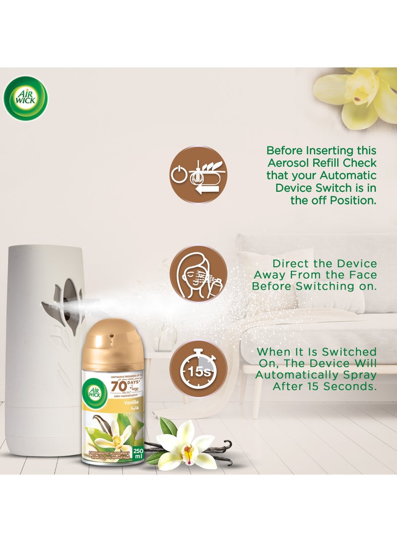 Air Wick Vanilla Scent Automatic Air Freshener Spray Refill - Image 5