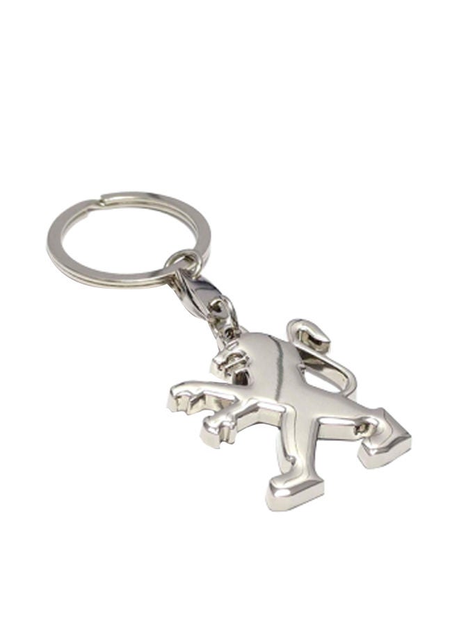 NIBEMINENT Peugeot Car Logo Keychain - Image 1