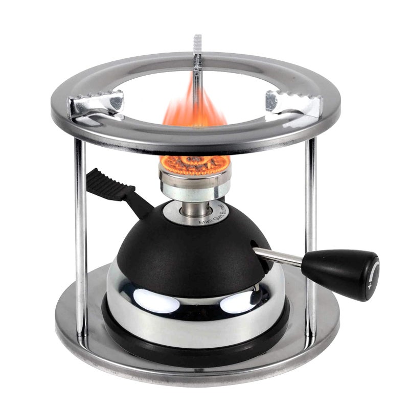 BLUEFIRE Butane Mini Burner for Tabletop Coffee Siphon Syphon/w Furnace Stand and Assembly Rack Ceramic Windproof Torch Head Portable Cooking Stove Espresso Maker Chafing Soup Tureens Fondue Bunsen - Image 2
