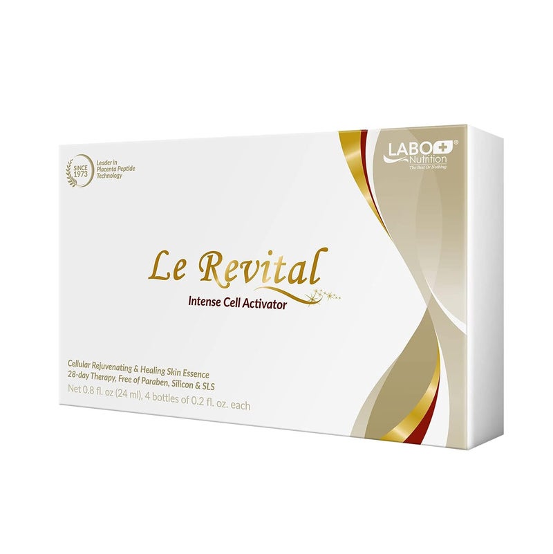 مستخلص مشيمة نانو المركّز LABO Nutrition Le Revital 98 من اليابان سيروم مضاد للشيخوخة مع هيالورونات الصوديوم