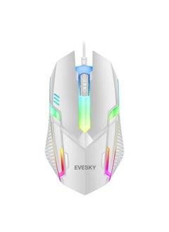 Generic Product To Wired Mouse Mute Game E-sports Mechanical Office Usb Desktop Laptop-Color:E03 Black Gaming Mouse + Mouse Pad  - Image 5