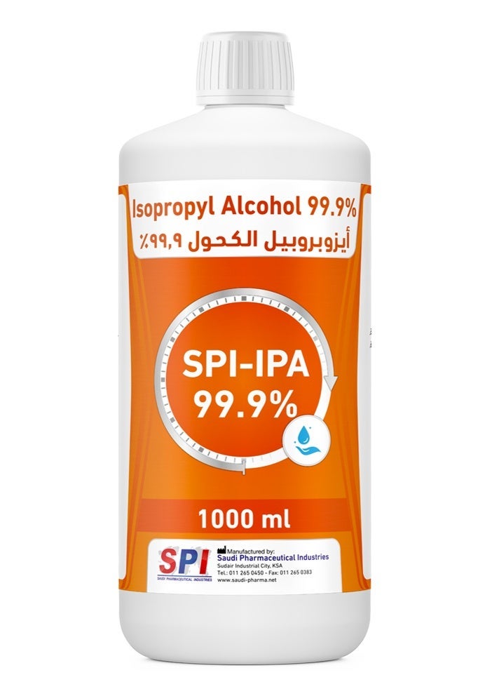 SPI-IPA 99.9% Isopropyl Alcohol Solution (1000 ml) - Image 1