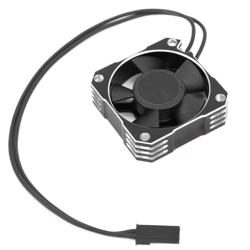 RC Motor Cooling Fan Silver Aluminum Plastic Small Lightweight - Fast Heat Dissipation Brushless Motor Cooling Fan for 1/8 1/10 1/12 RC Car Motor - Image 4