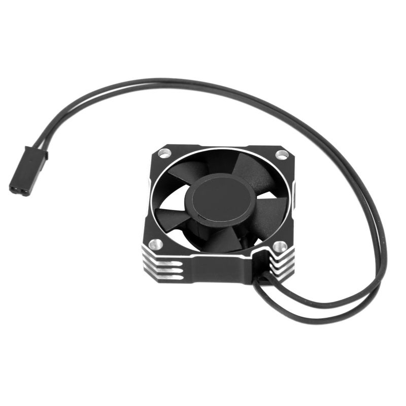 RC Motor Cooling Fan Silver Aluminum Plastic Small Lightweight - Fast Heat Dissipation Brushless Motor Cooling Fan for 1/8 1/10 1/12 RC Car Motor - Image 2