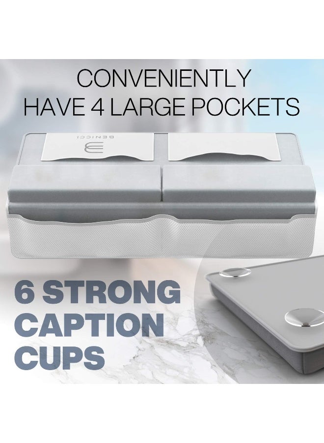 Benicci Comfortable Bath Kneeler and Elbow Kneeling Rest Pad for Baby Bathing Parents - Painless Foam Mat with Toy Organizer Pockets - Quick Drying, Foldable, Non-Slip for Baby and Toddler Bathing - Image 5