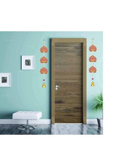 Rise-N-Shine Rise N Shine Lotus Flower Hangings for Decoration Wall Hangings for Temple Home Dcor Diwali Decoration Items for Home Decor Door Hanging Pooja Room Decoration 4 Inch 12  - Image 3