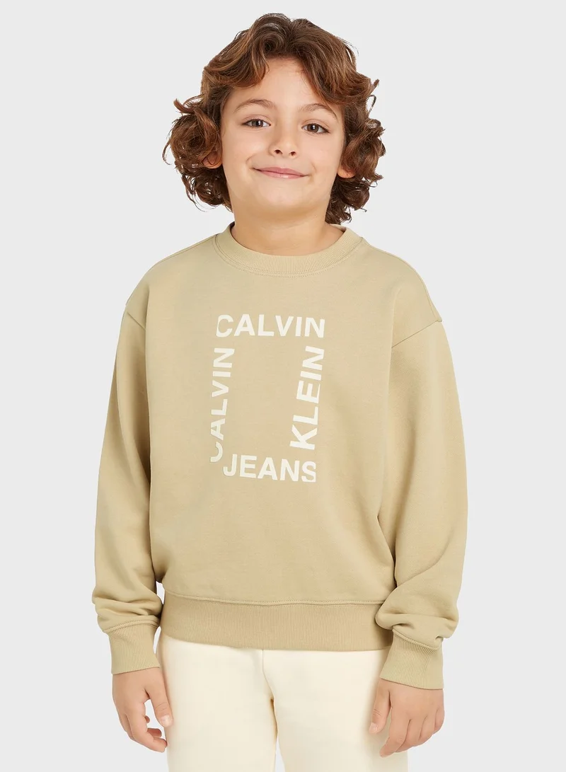 Calvin Klein Jeans Kids Logo Sweatshirt