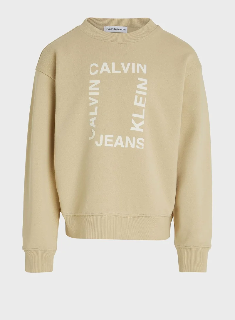 Calvin Klein Jeans Kids Logo Sweatshirt