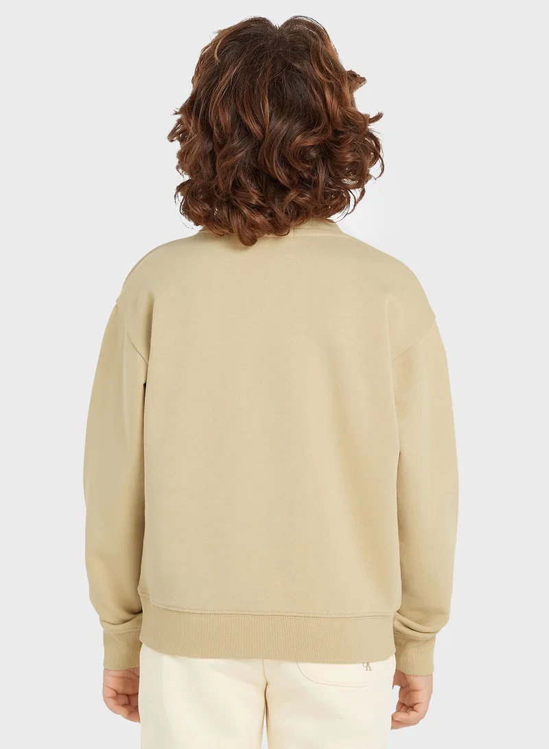 Calvin Klein Jeans Kids Logo Sweatshirt