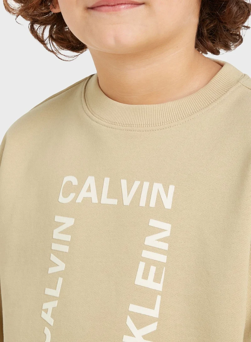 Calvin Klein Jeans Kids Logo Sweatshirt