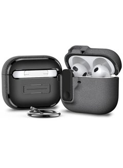 Elastic Cover Airpods 4 Generation Protective Cover Drop-resistant 2024 Suitable For Apple Earphone Case Simple Airpods Case-Color:Fluffy Gray-Applicable Models:Airpods Pro2 Generation