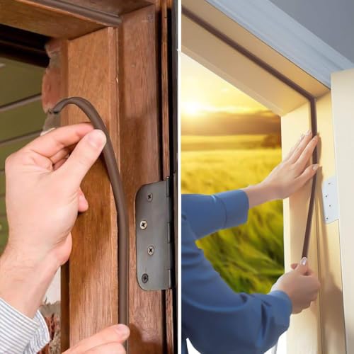 Kriq Self-Adhesive Door and Window Seal Strip || Soundproof Door Bottom Sealing Strip for Noise Gap Blocker || Waterproof, DustProof, NoiseProof, Bug, Draft Protector Rubber Strip (Weather Strip) - Image 2