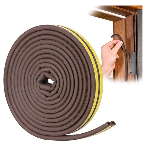 Kriq Self-Adhesive Door and Window Seal Strip || Soundproof Door Bottom Sealing Strip for Noise Gap Blocker || Waterproof, DustProof, NoiseProof, Bug, Draft Protector Rubber Strip (Weather Strip) - Image 1