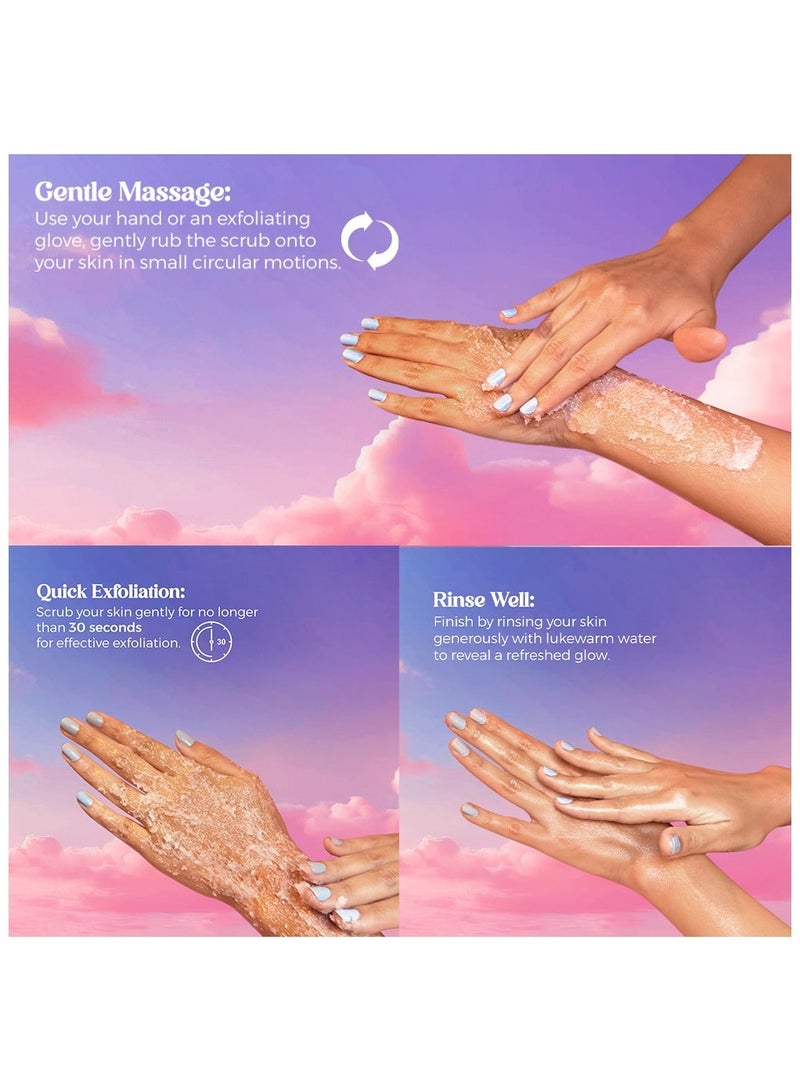 كوين باي لورد مقشر السكر للجسم برائحة الرمان من كوين باي لورد - 300 جم - Image 4