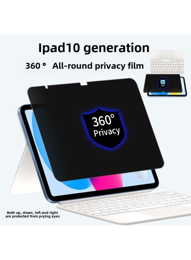 For 2024 Apple IPadPro11 Inch 360 ° Anti-peep Film Apple Air13 Four-sided Anti-peep Film-Color:360 ° All-round Four-side Peep-proof Anti-fingerprint Anti-dazzle Film (bare Film)-Size:iPad Air 11 Inch 2024 - Image 1