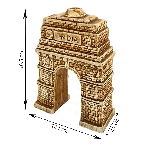 Xtore Ceramic India GATE Show Piece for Home Decor (Pack of 1, Cream) - Image 4