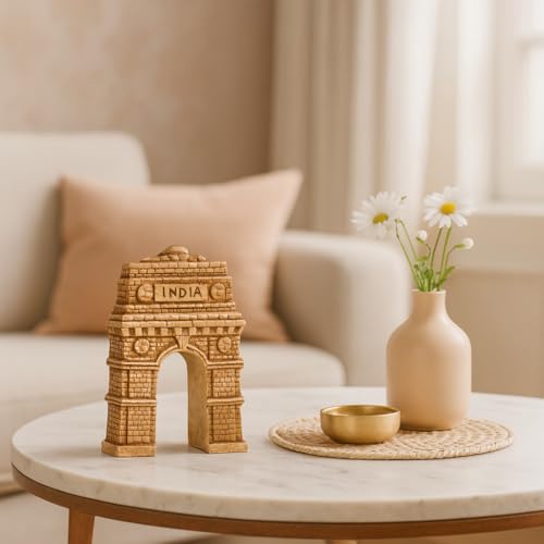 Xtore Ceramic India GATE Show Piece for Home Decor (Pack of 1, Cream) - Image 2