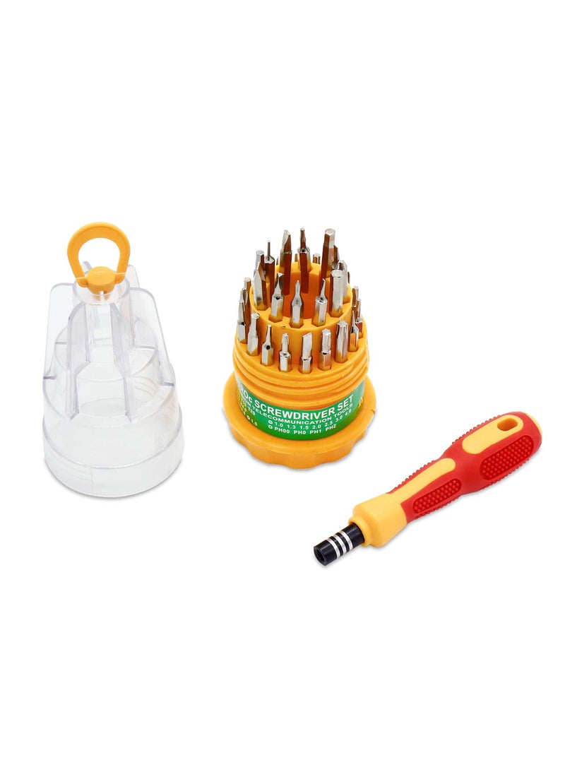 Electronicspices - Electronic Spices 31 In 1 Screwdriver Tool Set Tool Kit For Mobile Laptop Repairing Repair Tool Kit Multicolour - Image 1