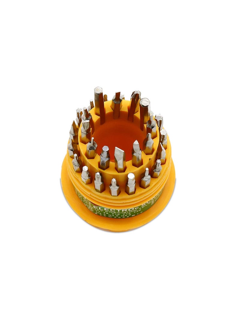 Electronicspices - Electronic Spices 31 In 1 Screwdriver Tool Set Tool Kit For Mobile Laptop Repairing Repair Tool Kit Multicolour - Image 1