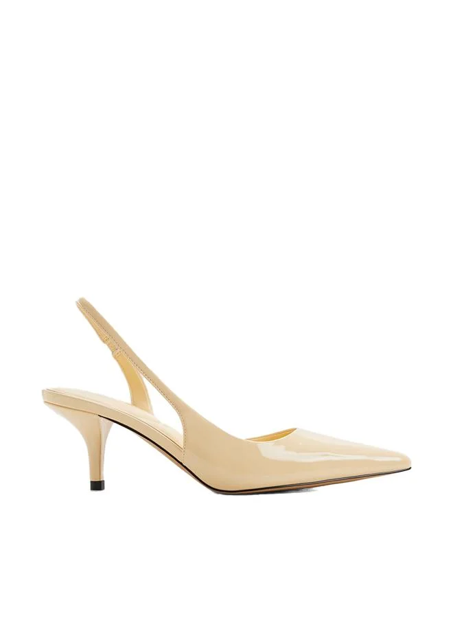 Stessylowsling Ladies Yellow Heeled Shoes