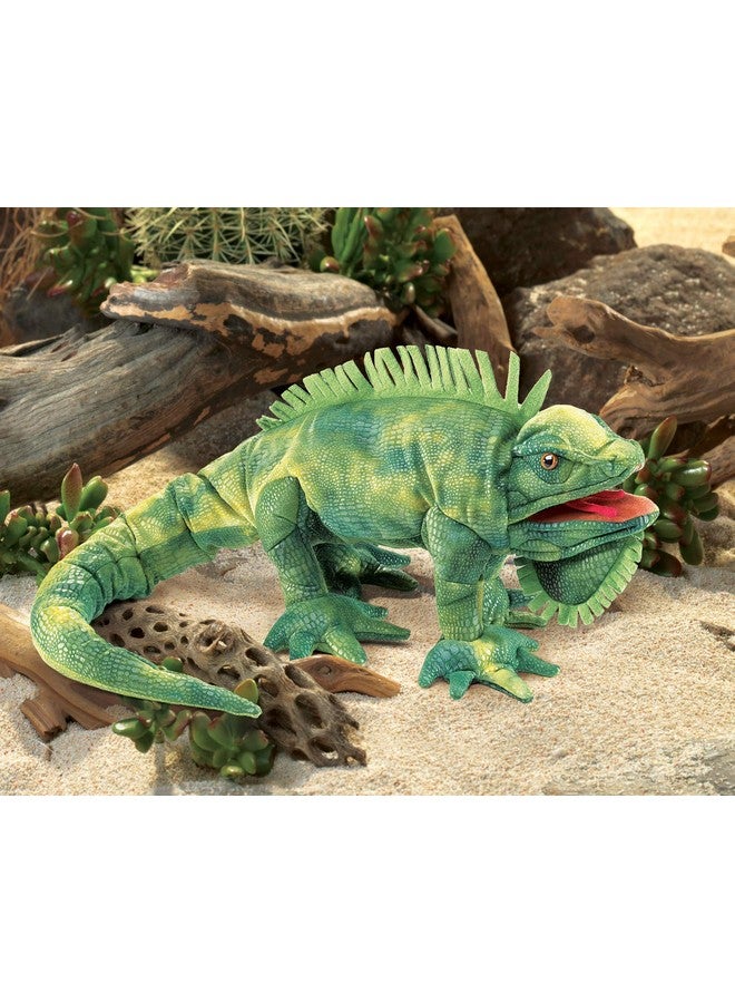 Folkmanis Iguana Hand Puppet - Image 3