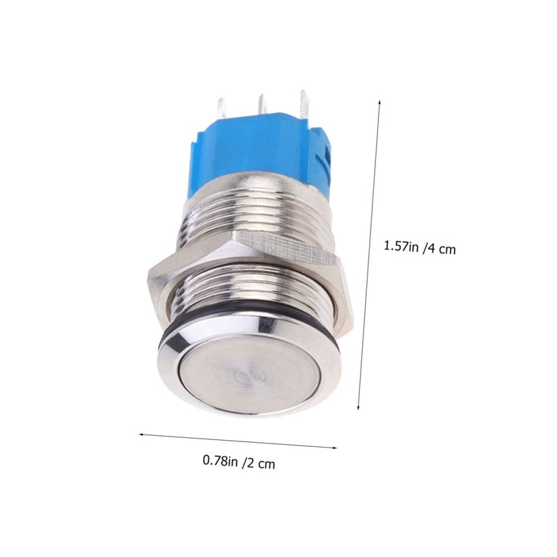 Stainless Steel Push Button Switch 12V 24V for Industrial Control and Automotive Power Supply - Image 3
