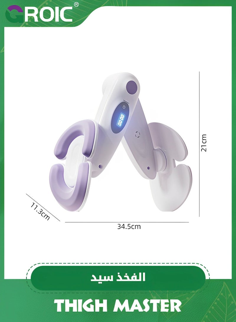 GROIC جهاز Thigh Master مع عداد وشد قابل للتعديل، تمرين كيجل، جهاز تمرين الفخذ الداخلي، جهاز تدريب عضلات قاع الحوض، معدات تمرين الفخذ، جهاز تمرين الفخذ للنساء، جهاز شد كيجل - Image 2