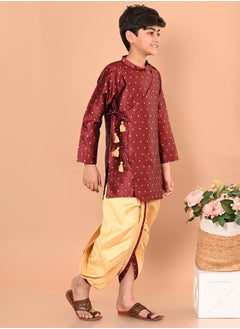 LILPICKS Kurta Dhoti Set with Jacket  - Image 5