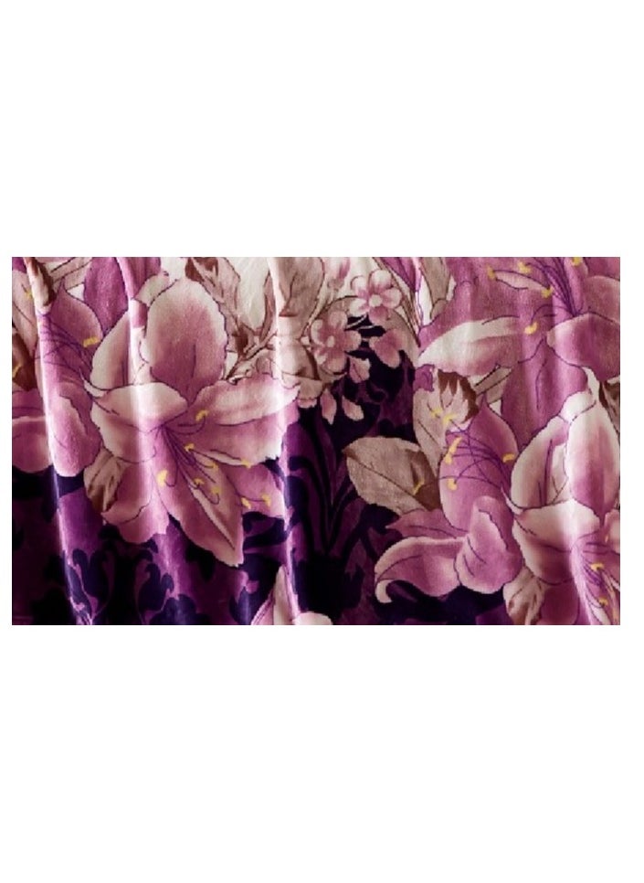 RISHAHOME Light weight Extra Soft King Size Solid Blanket all season Flannel Fleece Throw Blanket 200x230cm 100% Polyester-Multicolor  - Image 3