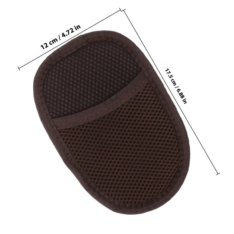Shoe Sole Cleaner, Reusable Cloth for Leather Shoes and Car Interiors, Glove Design - Image 2