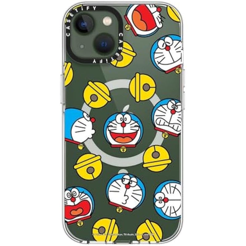Casetify Clear iPhone 13 Case 【Doraemon Co-Lab/Not Yellowing / 6.6ft Drop Protection/Compatible with Magsafe】 - Doraemon Icon - Clear - Image 3