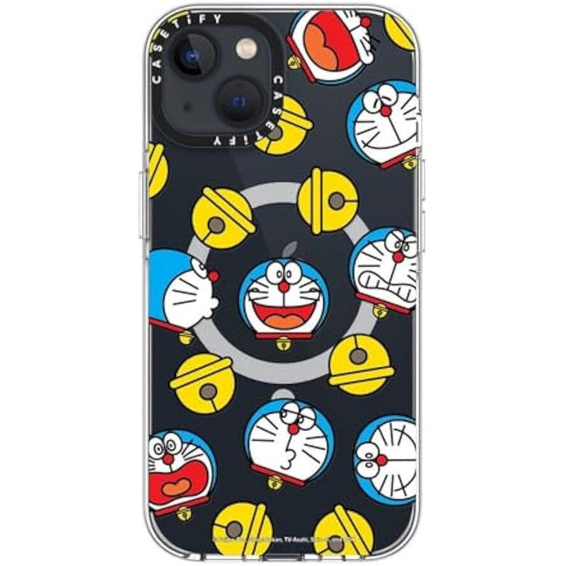 Casetify Clear iPhone 13 Case 【Doraemon Co-Lab/Not Yellowing / 6.6ft Drop Protection/Compatible with Magsafe】 - Doraemon Icon - Clear - Image 4
