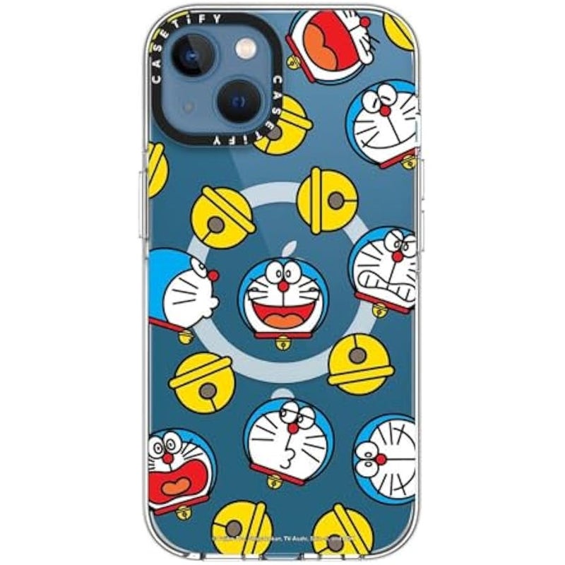 Casetify Clear iPhone 13 Case 【Doraemon Co-Lab/Not Yellowing / 6.6ft Drop Protection/Compatible with Magsafe】 - Doraemon Icon - Clear - Image 5