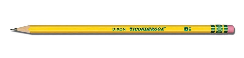 Ticonderoga #2 Pencils, Wood-Cased, 6 24-Count Hang-Tab Boxes, Total 144 Pencils, Yellow (13924) (13924N) - Image 2