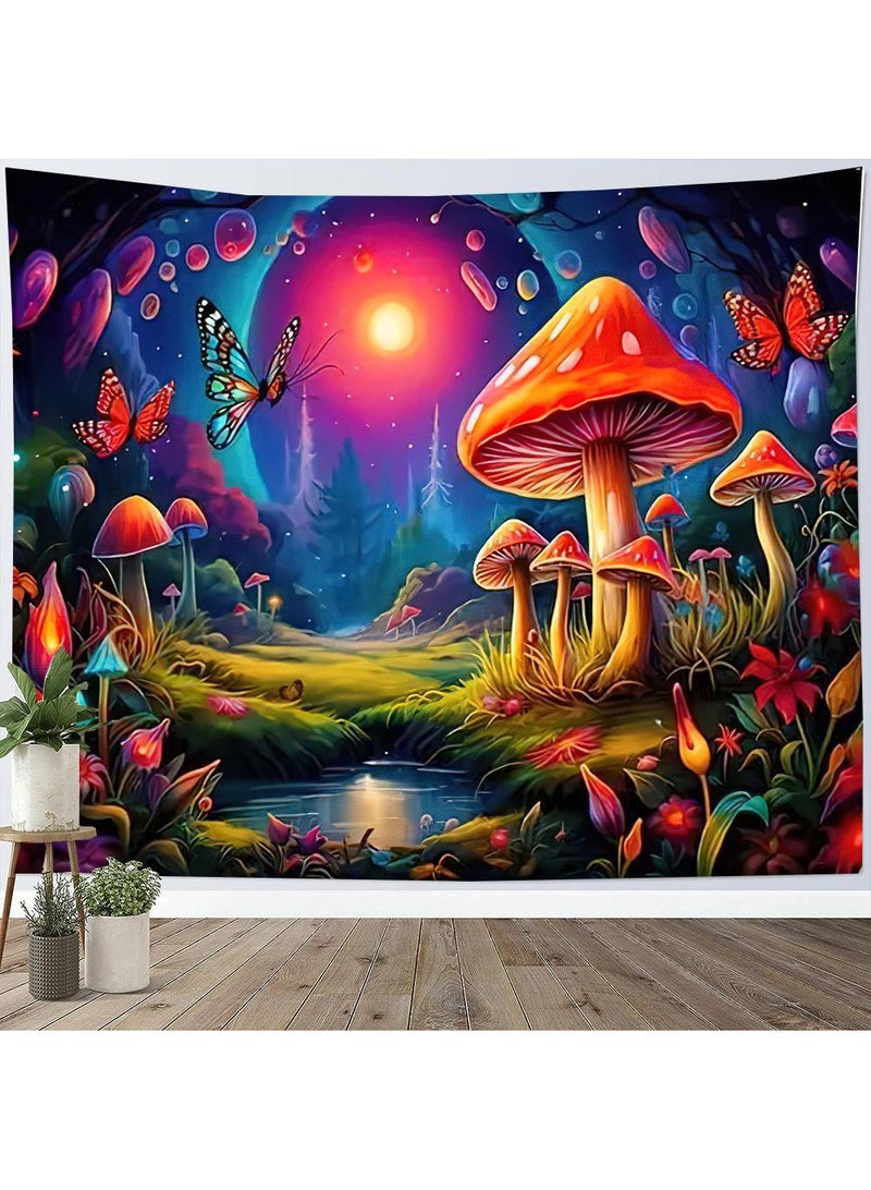 Y&D Wall Purple Light Decorative Cloth Hanging Cloth Tapestries Room Background Cloth Tapestries Wall Hanging-LS-HXD-100295x73 - Image 1