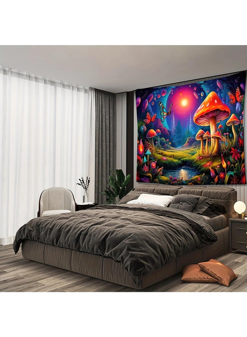 Y&D Wall Purple Light Decorative Cloth Hanging Cloth Tapestries Room Background Cloth Tapestries Wall Hanging-LS-HXD-100295x73 - Image 4