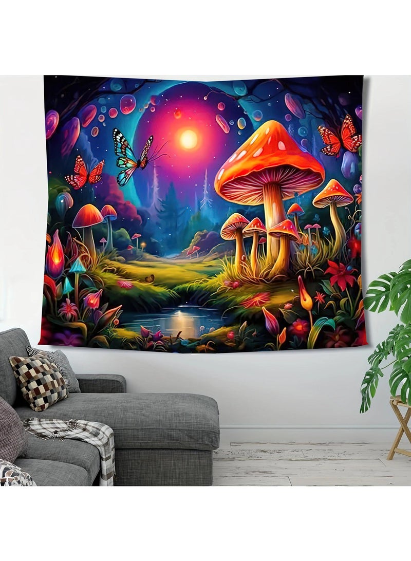 Y&D Wall Purple Light Decorative Cloth Hanging Cloth Tapestries Room Background Cloth Tapestries Wall Hanging-LS-HXD-100295x73 - Image 2