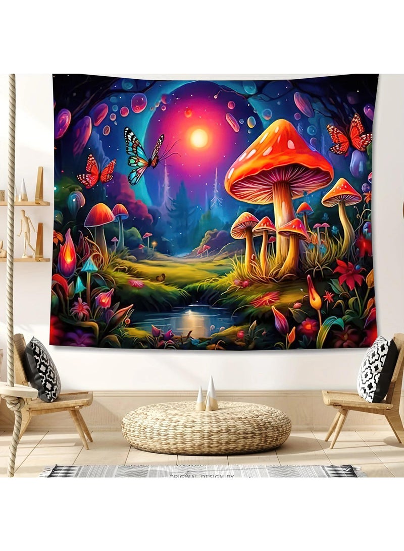 Y&D Wall Purple Light Decorative Cloth Hanging Cloth Tapestries Room Background Cloth Tapestries Wall Hanging-LS-HXD-100295x73 - Image 5