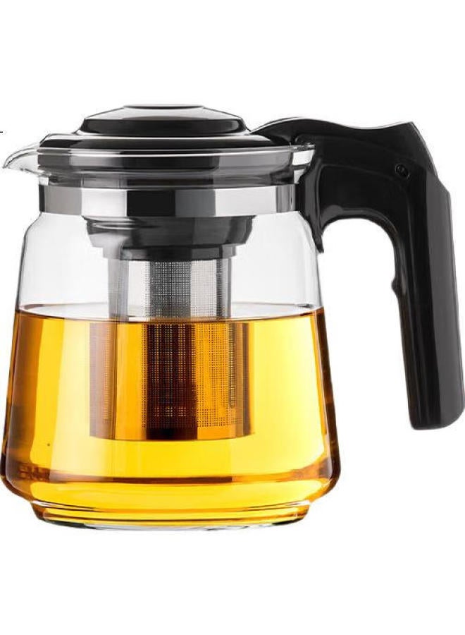 Tianxi Glass Tea Pot Thickened Heat-resistant Large Capacity Tea Bar Machine Glass Liner Filter Tea Pot - Image 2