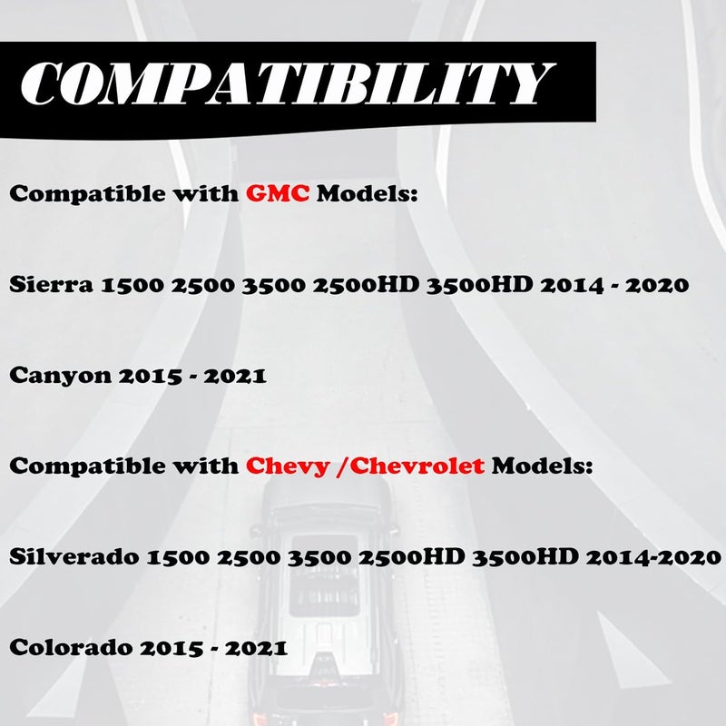 MechanMagic Machanmagic Key Fob Replacement for Chevy Silverado GMC Sierra 2014-2020 & Colorado Canyon 2015-2021 - 2 Sets - Image 3