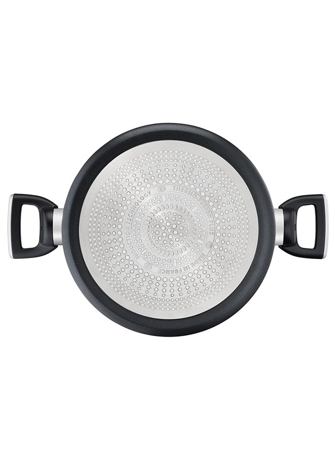 Tefal Unlimited All Hobs + Induction, Ultra Resistant Non-Stick Thermo-Signal Stewpot With Glass Lid, 2.9L. Black - Image 2